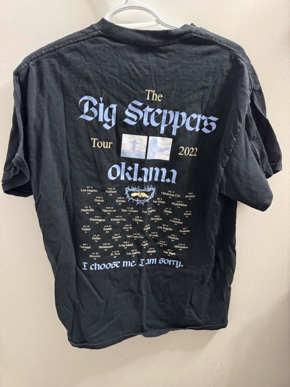 Kendrick Lamar- The Big Steppers Tour 2022 Black Graphic Tee